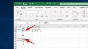 How to multiply in Excel