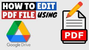 How to edit a PDF in Google Drive