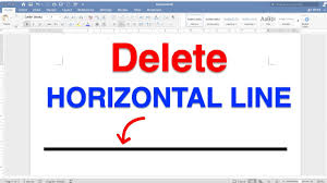 How to Delete Horizontal Lines in Microsoft Word That Won’t Go Away