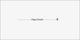 How to remove a page break in Word